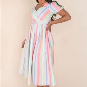 🌈🌈SOLD🌈🌈 DREAMSICLE DRESS